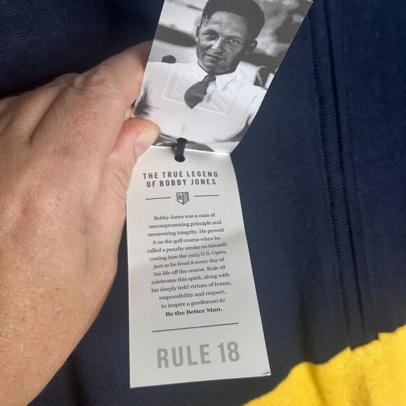 NWT Rule 18 Striped Long Sleeve Sweater - 100% Peruvian Pima Cotton - Men's XXL - Picture 8 of 10